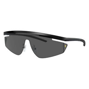 New FERRARI SCUDERIA Black Rimless Shield FZ6001 501/87 Sunglasses Women